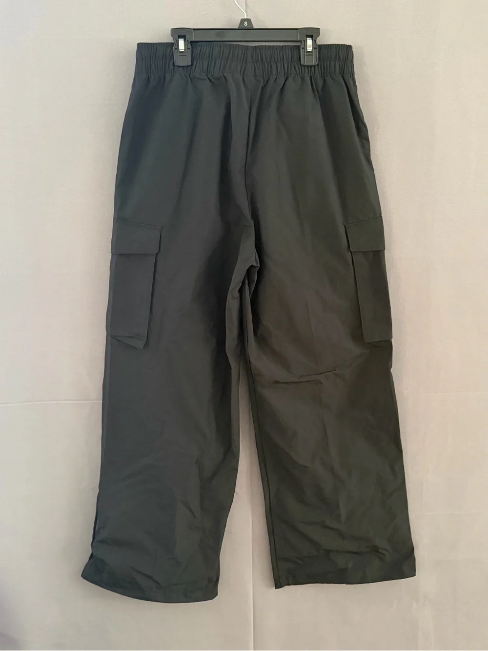 Nike Black Women's Cargo Track Pants with Swoosh